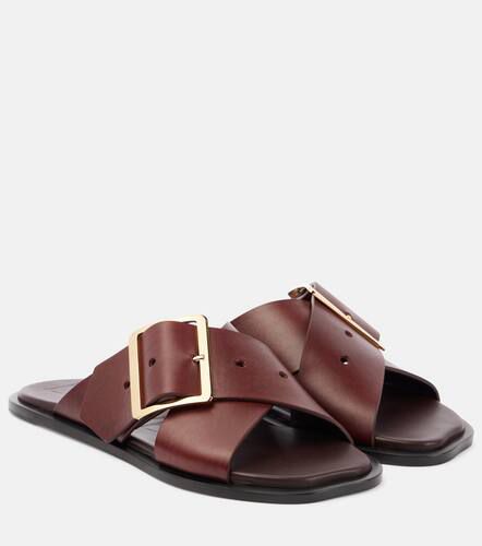 Loewe Mules Petal Belt en cuir - Loewe - Modalova