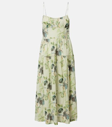 Dôen Robe midi Benoit en ramie à motif floral - Doen - Modalova