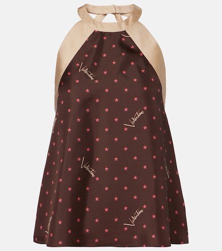 Valentino Top en soie à imprimé - Valentino - Modalova