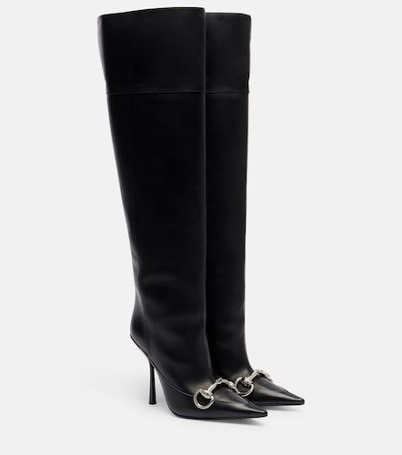 Bottes Boulevard Horsebit en cuir - Gucci - Modalova