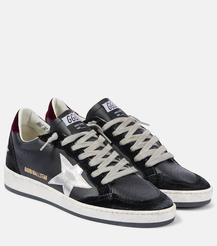 Baskets Ball Star en cuir et velours - Golden Goose - Modalova