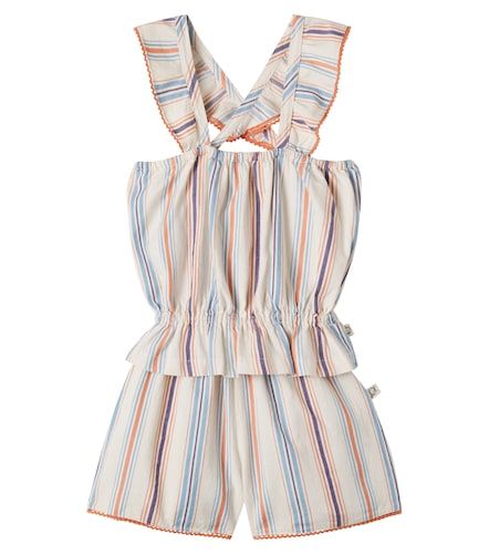 Ensemble top et short Ava en coton rayé - Cozmo - Modalova