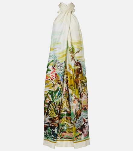 Alémais Robe longue Jungle Boogie en soie - Alemais - Modalova