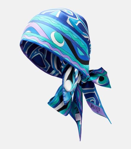 Foulard Labirinto en soie à imprimé - Pucci - Modalova
