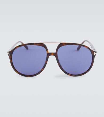 Lunettes de soleil aviateur Archie - Tom Ford - Modalova