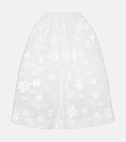 Jupe midi en tulle à sequins - Simone Rocha - Modalova