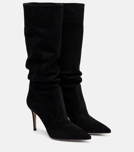 Bottes Hansen 85 en daim - Gianvito Rossi - Modalova