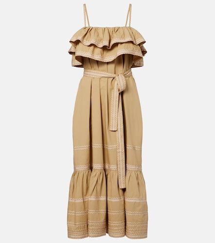 Robe midi Lucian en coton - Ulla Johnson - Modalova