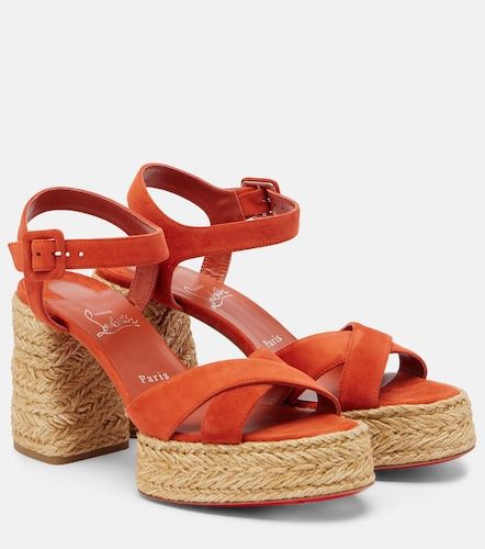 Sandales espadrilles Calakala en daim - Christian Louboutin - Modalova