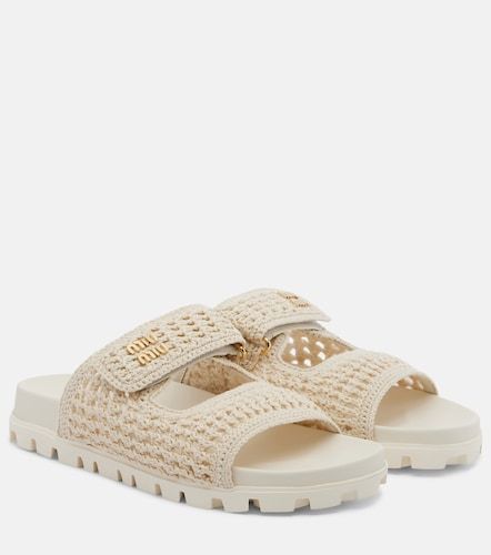 Miu Miu Mules en crochet - Miu Miu - Modalova