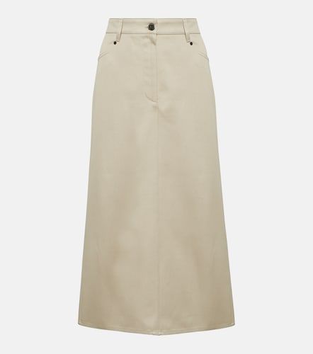 Jupe midi en denim - Brunello Cucinelli - Modalova