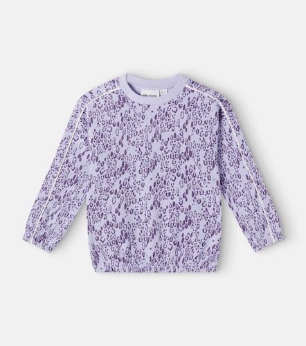 Sweat-shirt en coton à motif léopard - Mini Rodini - Modalova