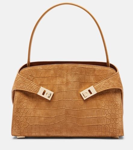 Ferragamo Sac Hug Medium en daim - Ferragamo - Modalova