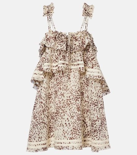 The Attico Robe imprimée en coton - The Attico - Modalova