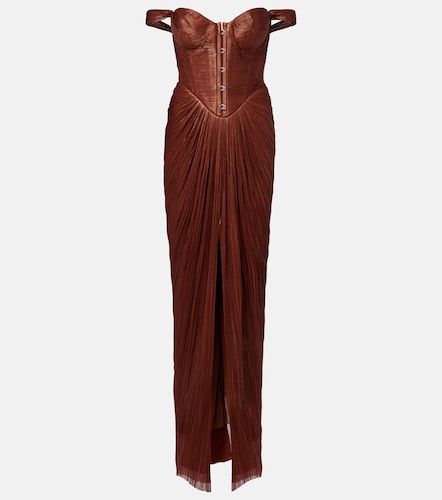 Robe longue Susie en soie - Maria Lucia Hohan - Modalova