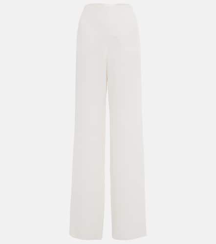 Valentino Pantalon droit en soie - Valentino - Modalova