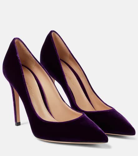 Escarpins Gianvito 105 en velours - Gianvito Rossi - Modalova