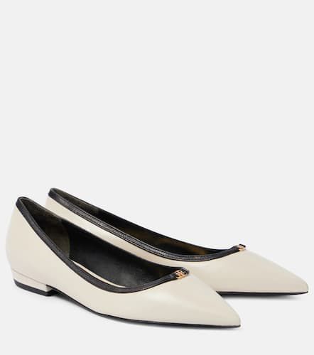 Ballerines Double T en cuir - Tory Burch - Modalova