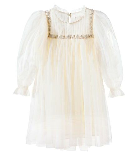 Robe Kate brodée en tulle - C'era Una Volta - Modalova