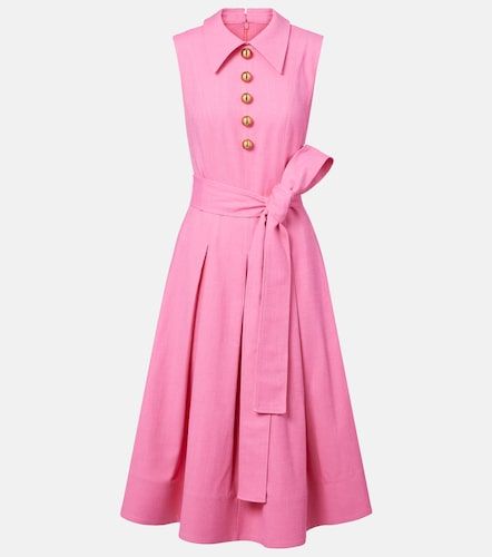 Robe midi à ceinture - Carolina Herrera - Modalova