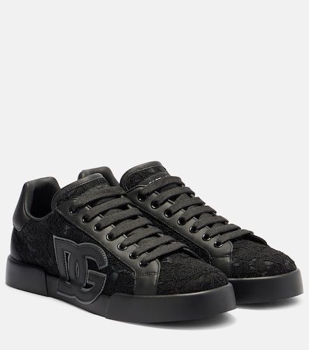 Baskets Portofino en cuir - Dolce&Gabbana - Modalova