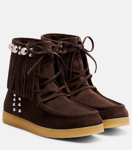 Bottines en daim Nellcôte à clous - Valentino Garavani - Modalova