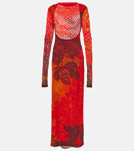 Robe longue Libertine imprimée à découpes - SIR - Modalova