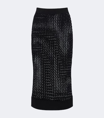 Jupe crayon en pointelle - Saint Laurent - Modalova