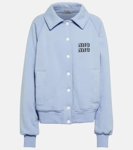 Miu Miu Veste bomber en coton - Miu Miu - Modalova