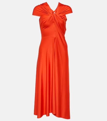 Victoria Beckham Robe midi en satin - Victoria Beckham - Modalova