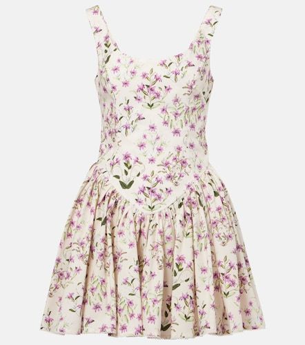 Robe Pluma en coton à fleurs - Agua by Agua Bendita - Modalova