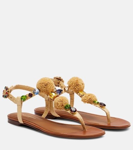 Dolce&Gabbana Sandales à ornements - Dolce&Gabbana - Modalova