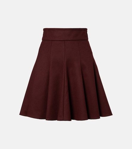 Mini-jupe en laine de chameau - Max Mara - Modalova