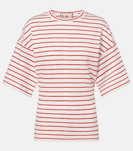 Plan C T-shirt en coton rayé - Plan C - Modalova