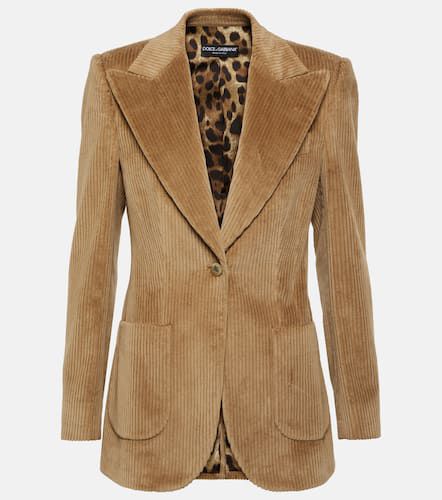 Blazer en velours côtelé - Dolce&Gabbana - Modalova