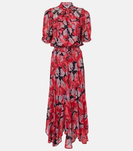 Robe midi en georgette à imprimé floral - Polo Ralph Lauren - Modalova