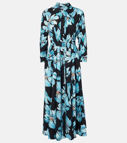Robe longue Blaine en coton à fleurs - Diane von Furstenberg - Modalova