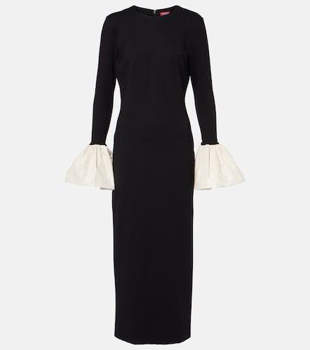 Robe longue Hawthorne à finitions en taffetas - Staud - Modalova