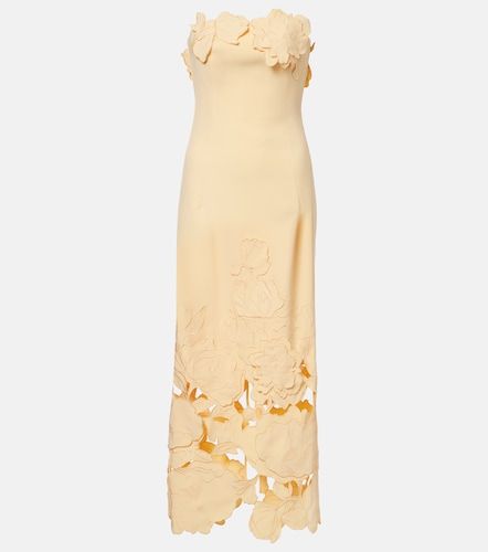 Robe bustier midi Rayna à fleurs - Leo Lin - Modalova