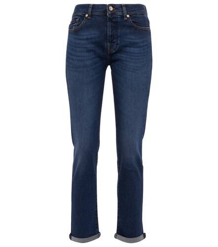 Jean slim raccourci Asher à taille mi-haute - 7 For All Mankind - Modalova
