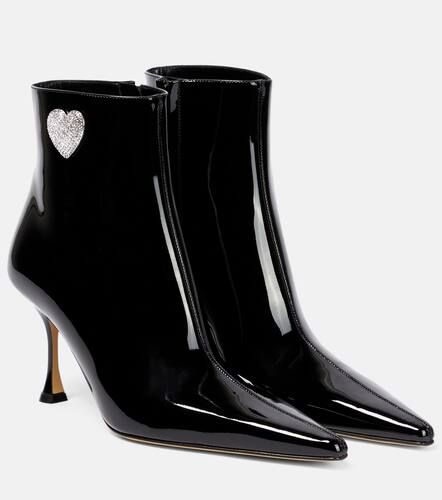 Bottines en cuir verni à ornements - Mach & Mach - Modalova