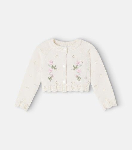 Bébé – Cardigan brodé en coton à fleurs - Patachou - Modalova