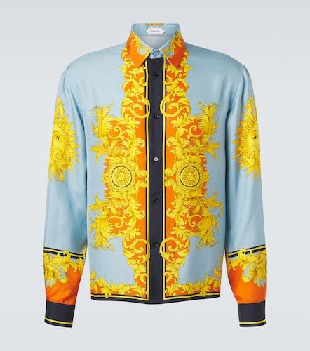 Versace Chemise imprimée en soie - Versace - Modalova