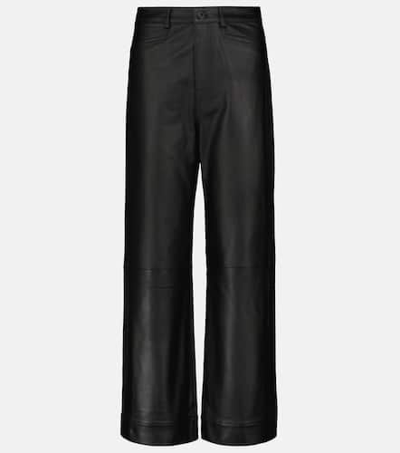 Pantalon ample White Label à taille haute en cuir - Proenza Schouler - Modalova