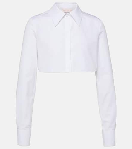 Chemise raccourcie en coton - Valentino - Modalova