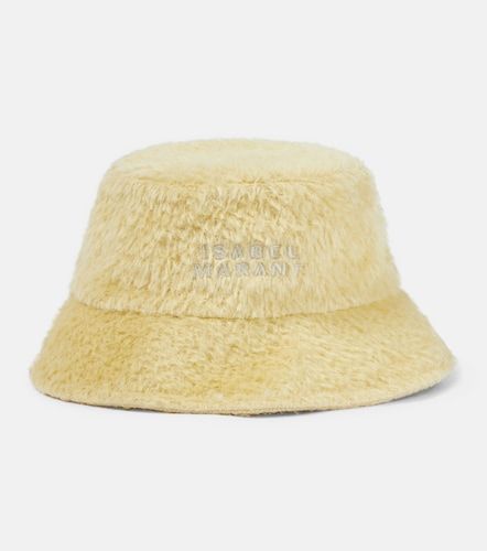 Chapeau bob Denji brodé en laine - Isabel Marant - Modalova