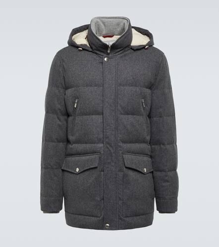 Veste doudoune en laine - Brunello Cucinelli - Modalova