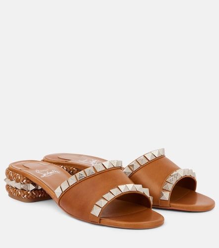 Mules Pyramule 30 en cuir - Christian Louboutin - Modalova