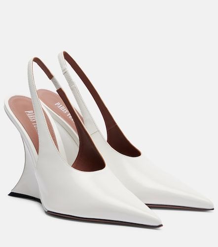Escarpins slingback Nina 105 en cuir verni - Paris Texas - Modalova