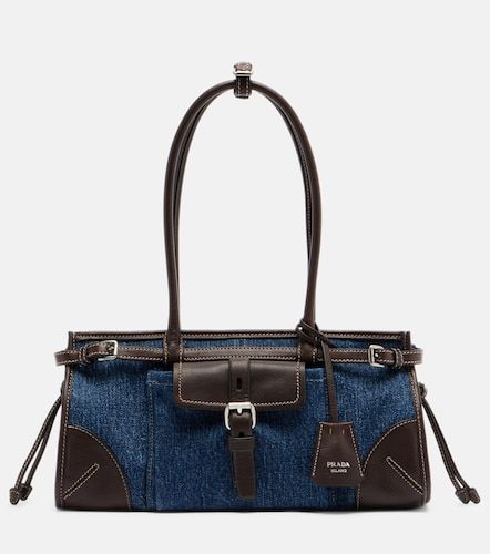 Sac Bonnie Medium en denim - Prada - Modalova